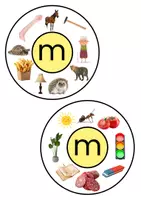 Vorschau - Aufgabenkarten - Lautrad M/m - Klammerkarte Druckschrift - Seite 2
