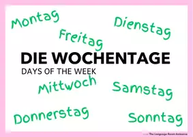 Vorschau - Poster - Banner German/DaZ | Wochentage/Days of the Week - Seite 1