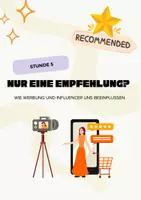 Vorschau - Stundenentwürfe - Nur eine Empfehlung? Influencer-Werbung durchschauen (kooperativ) - Deckblatt