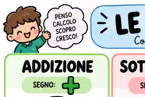 anteprima - Flashcard - 🧮 POSTER MURALE – LE 4 OPERAZIONI - Pagina 1