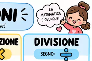 anteprima - Flashcard - 🧮 POSTER MURALE – LE 4 OPERAZIONI - Pagina 3