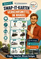Vorschau - Spiele - SwapIt-Themenpaket "Tourismus & Mobilität" – 4 Spiele mit 116 Aufgabenkarten - Seite 1