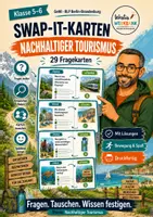 Vorschau - Spiele - Swap-it-Kartenspiel: Nachhaltiger Tourismus – bewegtes Klassenspiel für GeWi 5/6 | Farbe & S/W | Duplex- und manueller Druck - Deckblatt