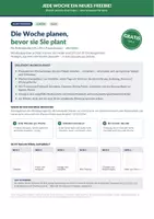 Vorschau - Lehrwerke/Schulbücher - Belastung im Referendariat – Wochen-Energieplan - Deckblatt