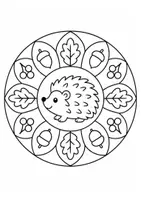 Vorschau - Mal- und Bastelvorlagen - Mandala Herbst / Ausmalen / Bilder Herbst / Kita / Anfangsunterricht - Seite 2
