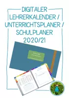 Vorschau - Lehrpläne/Lehrermaterial - Digitaler Schulplaner/Lehrerkalender/Unterrichtsplaner 2020/21 - Deckblatt