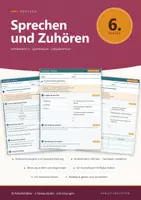 Vorschau - Arbeitsblätter - Sprechen und Zuhören Deutsch 6 Gymnasium - Deckblatt