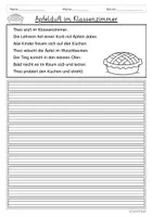 Vorschau - Arbeitsblätter - Abschreibtexte - Im Herbst (Klasse 1-2) - Seite 3