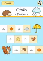 Vorschau - Spiele - Otoño / Herbst - PAKET (Spiele) - Spanisch Vokabeln lernen - Seite 1
