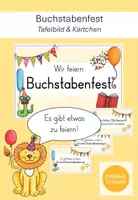 Vorschau - Präsentationen/Tafelbilder - Buchstabenfest: Tafelbild & Kärtchen - Deckblatt