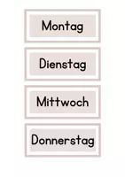 Vorschau - Fördermaterial/Inklusion - Tafelkalender / Kalenderschilder - Seite 1