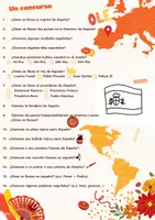 Vorschau - Arbeitsblätter - Quiz Spanien eduki - Deckblatt