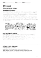 Vorschau - Arbeitsblätter - Lernposter + Arbeitsblätter zum Thema "Ehrenamt" + Lösung & MP3 + Mindmap + Infografik - Seite 1