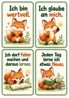 Vorschau - Mal- und Bastelvorlagen - Materialpaket XXL - Klassentier Fuchs - Fuchsklasse - Seite 1