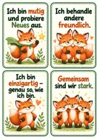 Vorschau - Mal- und Bastelvorlagen - Materialpaket XXL - Klassentier Fuchs - Fuchsklasse - Seite 2