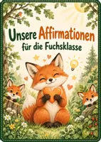 Vorschau - Poster - Affirmationen Fuchsklasse - Klassentier Fuchs - Deckblatt