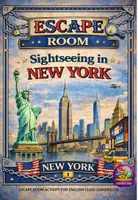 Vorschau - Unterrichtsreihen - Escape Room New York: Famous Landmarks & Sightseeing - Deckblatt