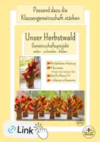 Vorschau - Arbeitsblätter - Materialpaket 3x Kunst im Herbst - Basteln Grundschule Klasse 1, Klasse 2, Klasse 3 - Seite 2