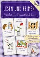 Vorschau - Bildkarten - Reimwelt 5 - Lesen und Reimen Bildkarten Freiarbeit - Deckblatt