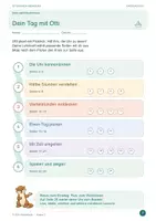 Vorschau - Arbeitsblätter - Ottis Uhren-Abenteuer - Die Uhr lesen im 2. Schuljahr - Seite 1