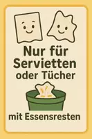 Vorschau - Fördermaterial/Inklusion - Mülltrennung / Schilder für Abfallbehälter - Seite 1