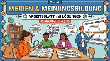 Vorschau - Unterrichtsreihen - Medien & Meinungsbildung | Politik Oberstufe / EF - Deckblatt