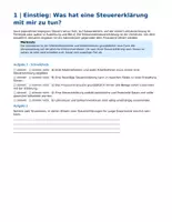 Vorschau - Stationenlernen - Steuererklärung Klasse 10: Einkommensteuer, Werbungskosten & Steuerbescheid | kostenloses Unterrichtsmaterial - Seite 3