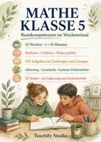 Vorschau - Arbeitsblätter - Mathe Klasse 5 – Basiskompetenzen im Wochenritual | 32 Wochen mit 3 × 10 Minuten - Deckblatt