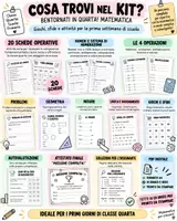 anteprima - Esercizi - Bentornati in quarta! Matematica – Giochi, sfide e attività per la prima settimana di scuola - Pagina 1