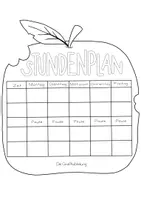 Vorschau - Anderer Materialtyp - 🍎Stundenplan im Apfeldesign🍎 - Seite 2