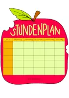Vorschau - Anderer Materialtyp - 🍎Stundenplan im Apfeldesign🍎 - Seite 3