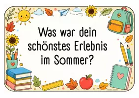 Vorschau - Arbeitsblätter - Zurück aus den Ferien – Gesprächskärtchen für den Schulanfang (differenziert A1–B2) - Seite 2
