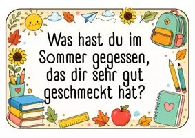Vorschau - Arbeitsblätter - Zurück aus den Ferien – Gesprächskärtchen für den Schulanfang (differenziert A1–B2) - Seite 3