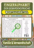 Vorschau - Spiele - Wortsuchrätsel mit dem Fingeralphabet der Gebärdensprache – Familie und Verwandtschaft - Deckblatt