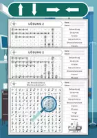 Vorschau - Arbeitsblätter - Wortsuchrätsel mit dem Fingeralphabet der Gebärdensprache – Im Krankenhaus - Seite 1
