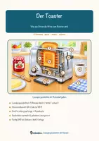 Vorschau - Arbeitsblätter - Der Toaster – Lesespurgeschichte mit Rätselaufgaben (Klasse 8) - Seite 1
