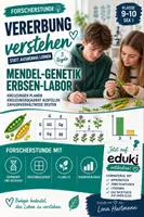 Vorschau - Arbeitsblätter - Mendel-Genetik Erbsen-Labor Biologie Klasse 9-10 Arbeitsblatt mit Lösungen - Deckblatt