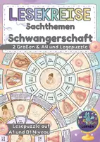 Vorschau - Stationenlernen - Schwangerschaft – 2 differenzierte Lese-Legekreise auf A1- und B1-Niveau - Deckblatt