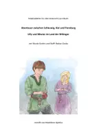 Vorschau - Arbeitsblätter - Unterrichtsmaterialien zum Kinderbuch "Abenteuer im Land der Wikinger - Lilly und Nikolas unterwegs zwischen Schleswig, Kiel und Flensburg" - Deckblatt
