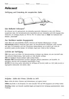 Vorschau - Arbeitsblätter - Lernplakat + Arbeitsblätter zum Thema "Holocaust" + Lösung & MP3 + Mindmap + Infografiken - Seite 1