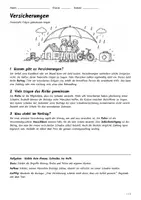 Vorschau - Arbeitsblätter - Lernposter + Arbeitsblätter zum Thema "Versicherung" + Lösung & MP3 + Mindmap + Infografiken - Seite 1