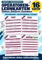 Vorschau - Arbeitsblätter - Operatoren-Training und Lernkarten im Paket | Deutsch Klasse 8-10 - Seite 2