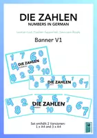 Vorschau - Fördermaterial/Inklusion - Banner German/DaZ | Zahlen/Numbers V1 - Deckblatt