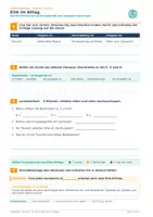 Vorschau - Arbeitsblätter - Arbeitsmaterial zum EVA-Prinzip im Alltag - Seite 1