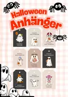 Vorschau - Bildkarten - Schilder für Halloween und als Feriengruß - Deckblatt