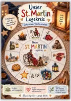 Vorschau - Präsentationen/Tafelbilder - St. Martin Legekreis XXL für den Morgenkreis | Teilen, Helfen & Gemeinschaft | Kita & Kindergarten - Deckblatt