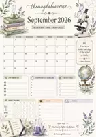Προεπισκόπηση - Άλλος τύπος υλικού - Academic Calendar 2026–2027 | Printable Monthly Planner - Σελίδα 1