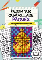 Aperçu - Apprentissages en autonomie - Dessin sur quadrillage - Pâques - Page de couverture