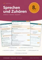 Vorschau - Arbeitsblätter - Sprechen und Zuhören Deutsch 8 Realschule - Deckblatt