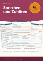 Vorschau - Arbeitsblätter - Sprechen und Zuhören Deutsch 9 Realschule - Deckblatt